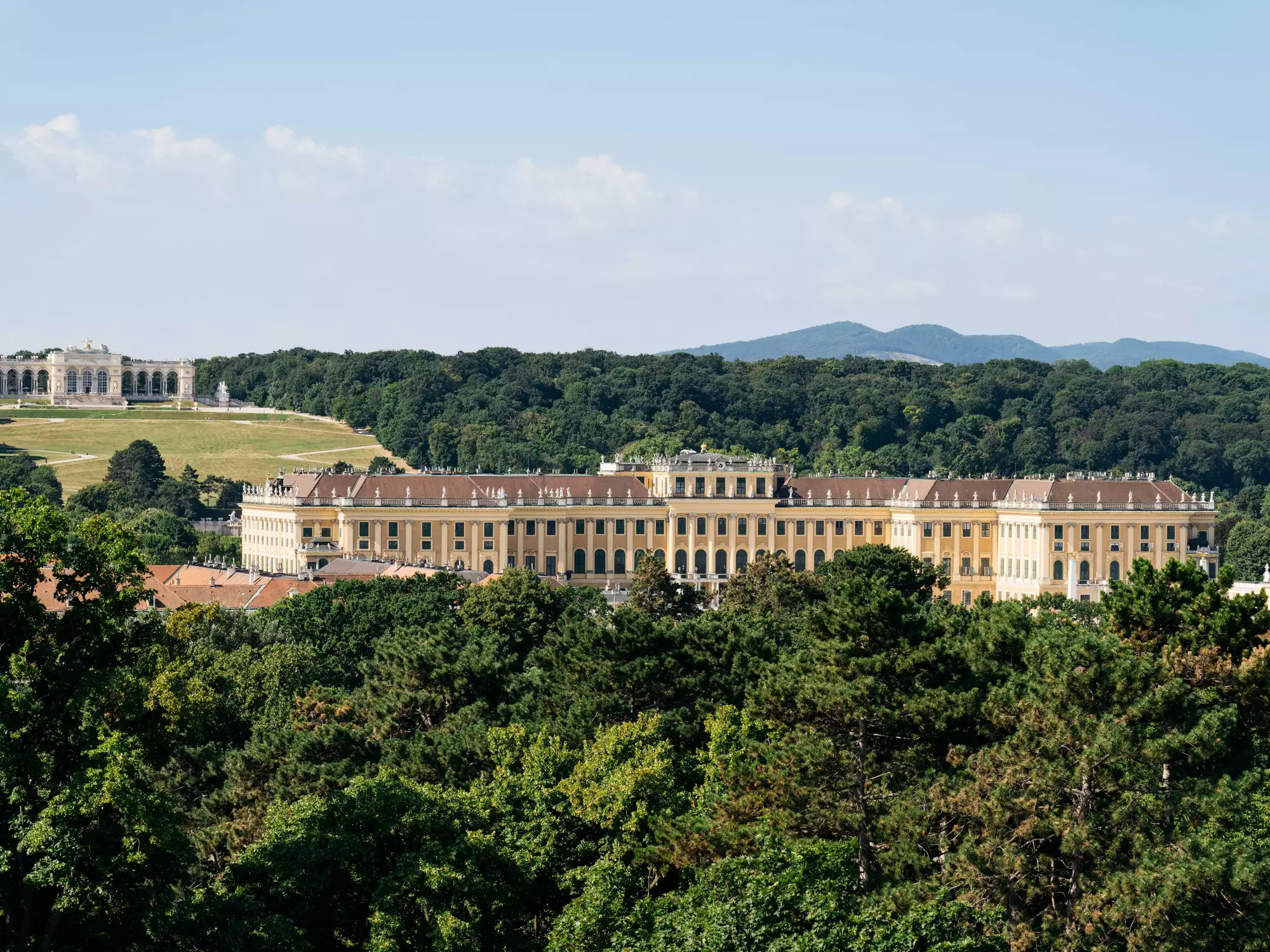 Schloss Schönbrunn mit Gloriette 